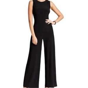 Norma Kamali Black Sleeveless Jumpsuit